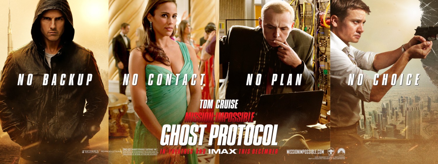 Mission Impossible Ghost Protocol Banner Poster