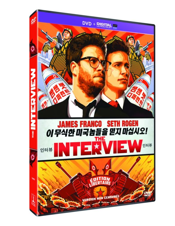 The Interview packshot DVD