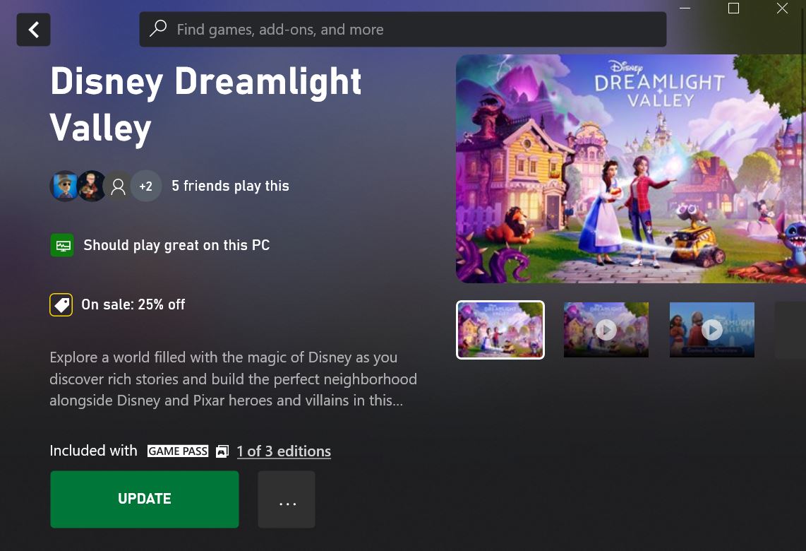 1676948868 152 Comment mettre a jour Disney Dreamlight Valley sur PC