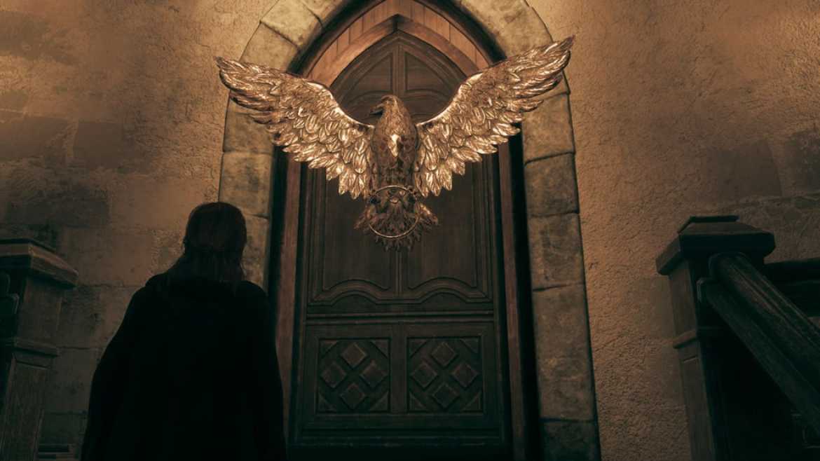 Serdaigle Salle Commune Entrée Fermée Hogwarts Legacy