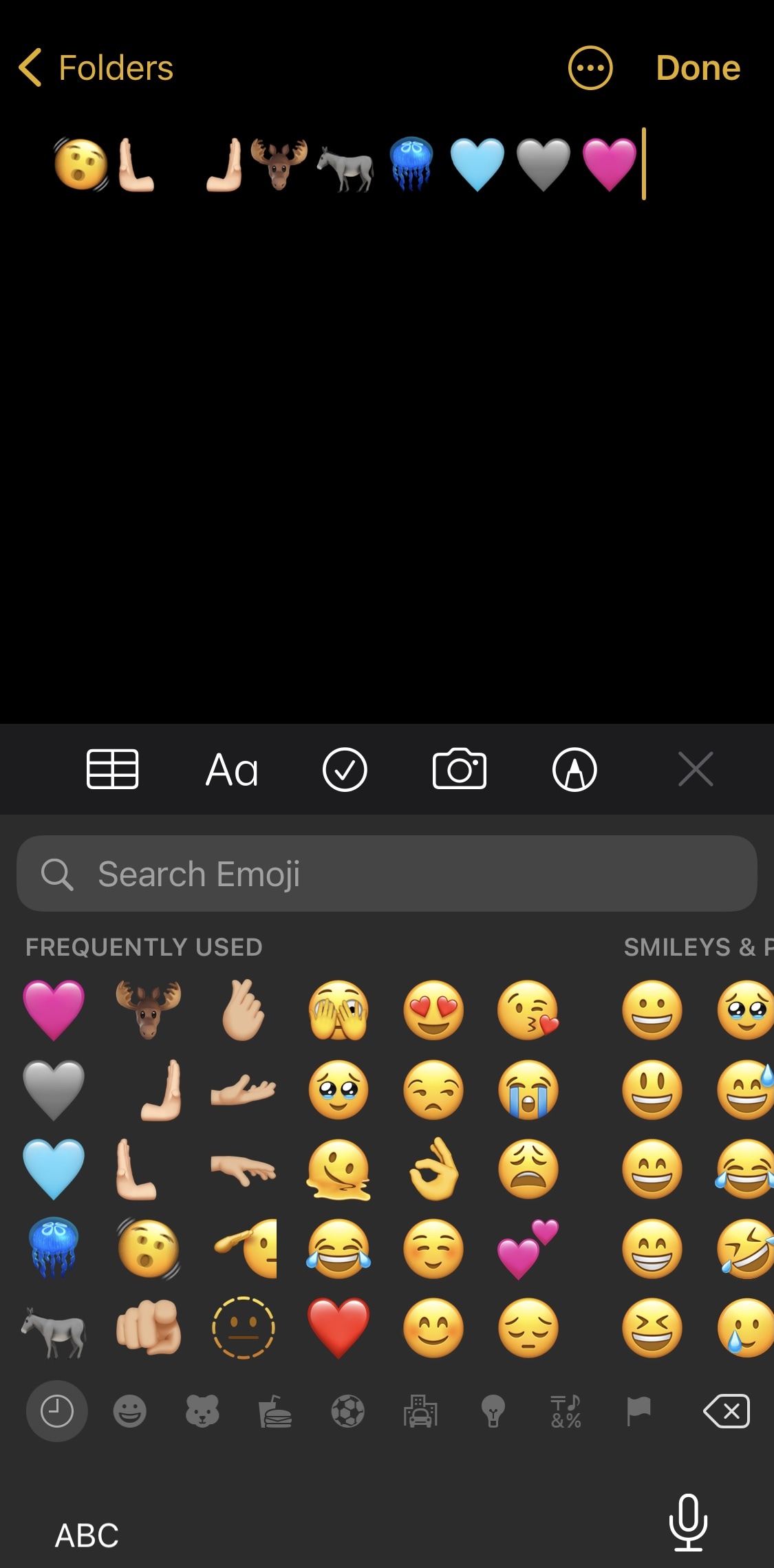 iOS 16.4 Emojis portés.