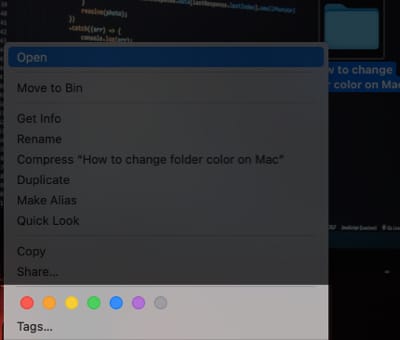 Comment coder en couleur vos dossiers sur Mac à l'aide de balises