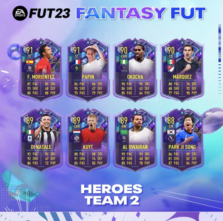 FIFA 23 Fantasy FUT Team 2 Héros
