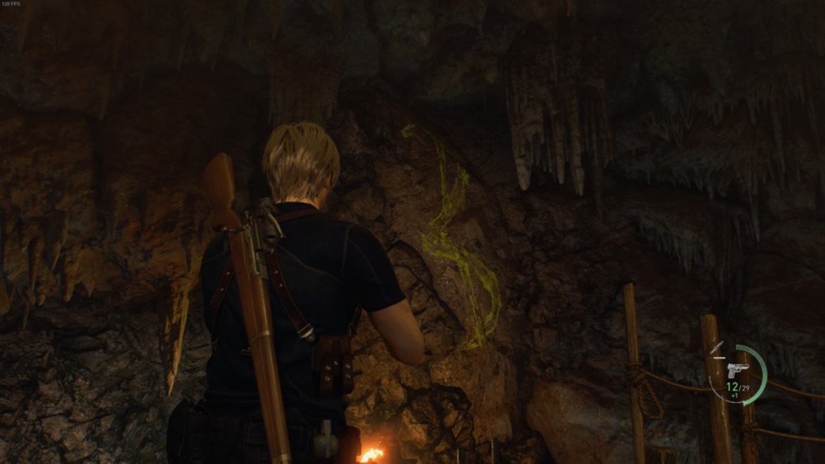 Resident Evil 4 Petite grotte Sanctuaire Porte Réponse 1
