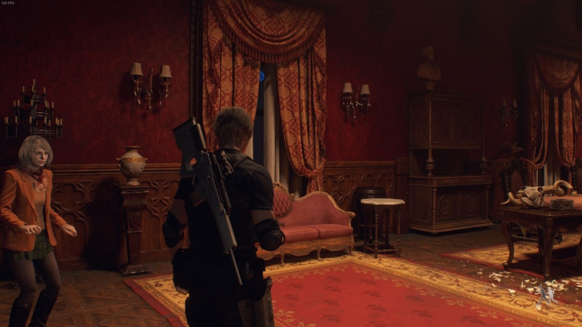 Resident Evil 4 Remake Grand Hall Médaillon bleu 6