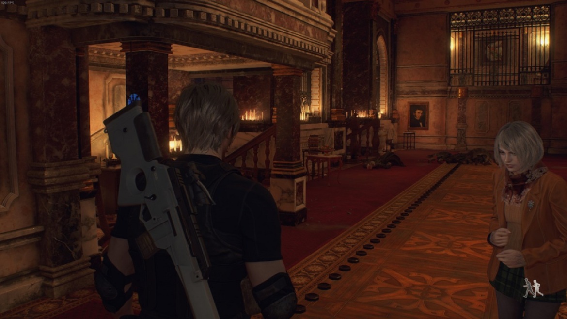 Resident Evil 4 Remake Grand Hall Médaillon bleu 5