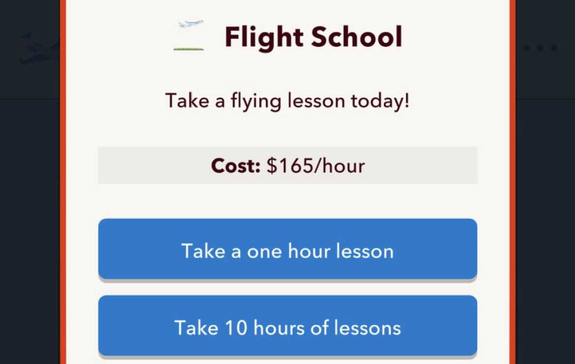 BitLife Flight School pour la licence de pilote