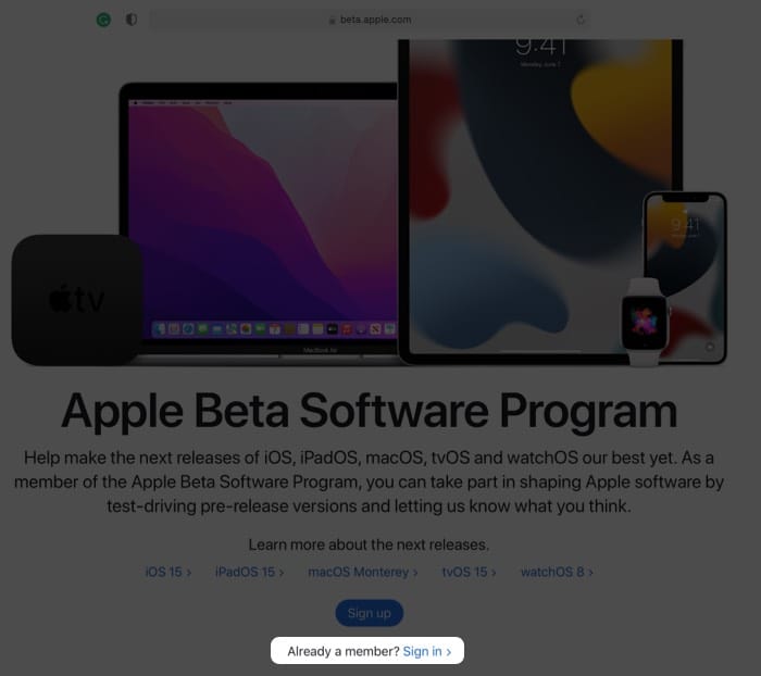 Connectez-vous avec votre identifiant Apple et votre mot de passe sur Mac