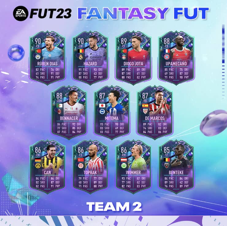 FIFA 23 Fantasy FUT Team 2 Joueurs