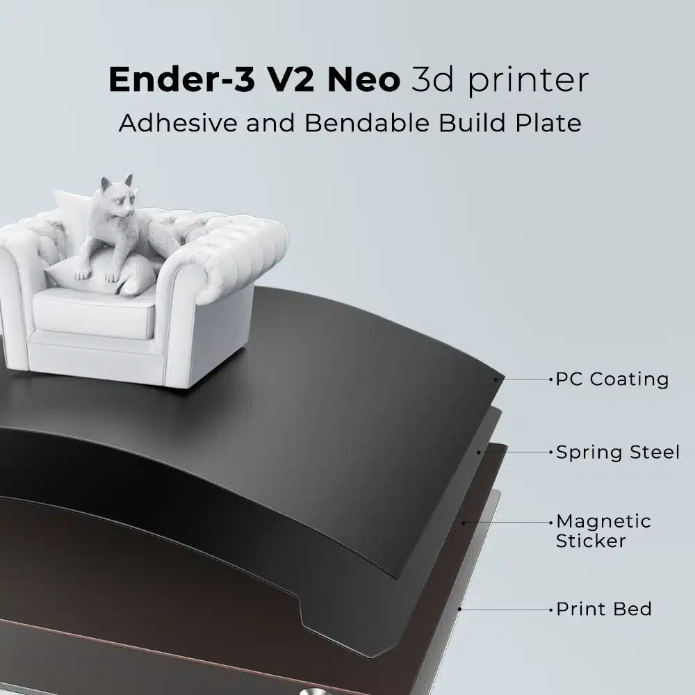 Ender-3 V2 Neo lit PEI
