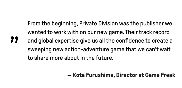Vision privée |  Game Freak annonce un partenariat ensemble