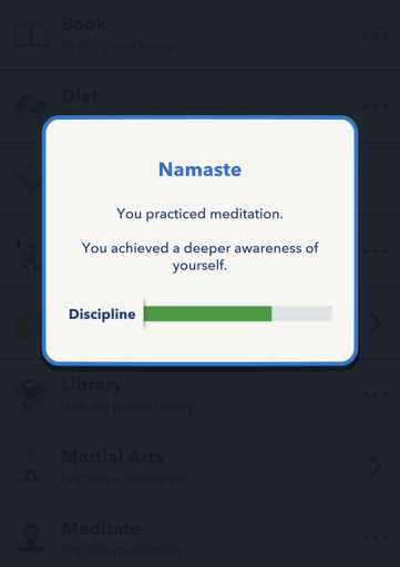 Méditation Discipline BitLife