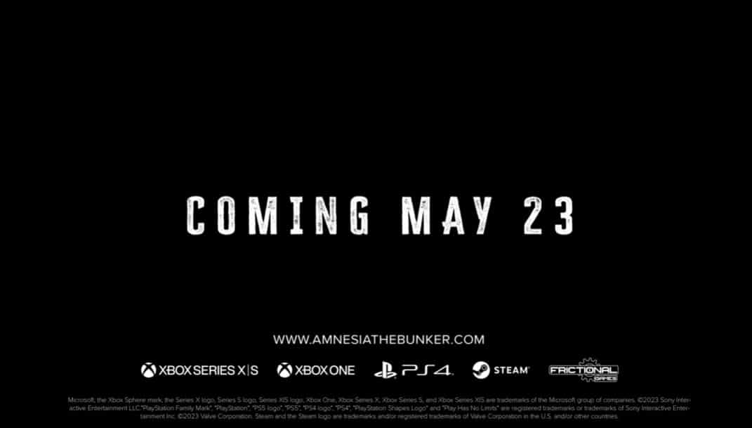 Amnesia The Bunker Date de sortie et plateformes