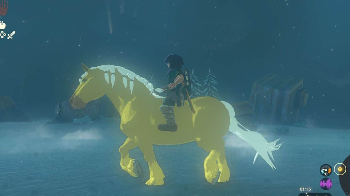 Où trouver le cheval d'or de Zelda dans Tears of the Kingdom (TotK)