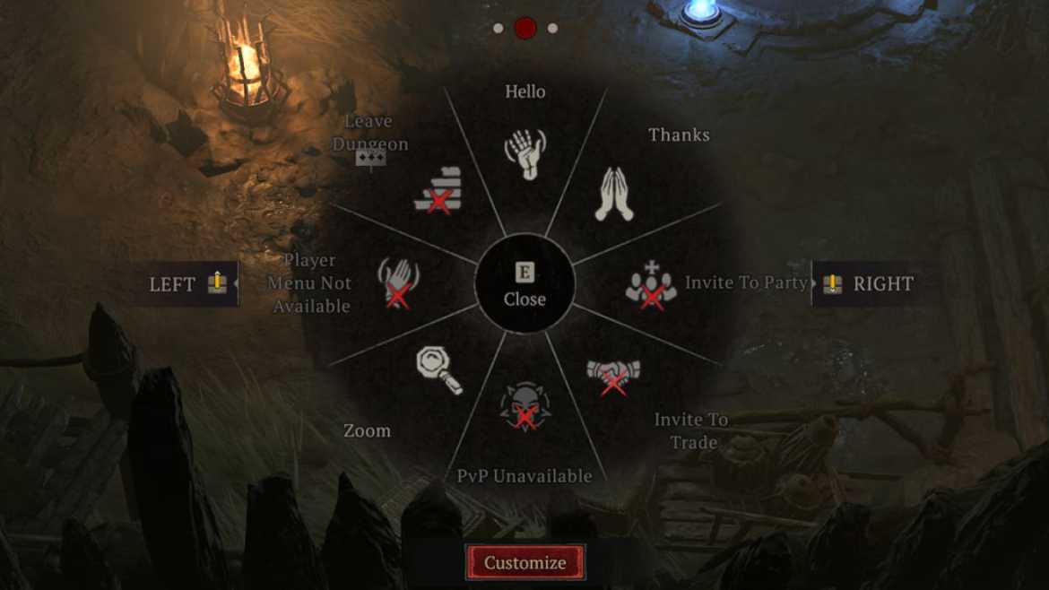 Diablo 4 Emote Wheel pour la superstition des voyageurs