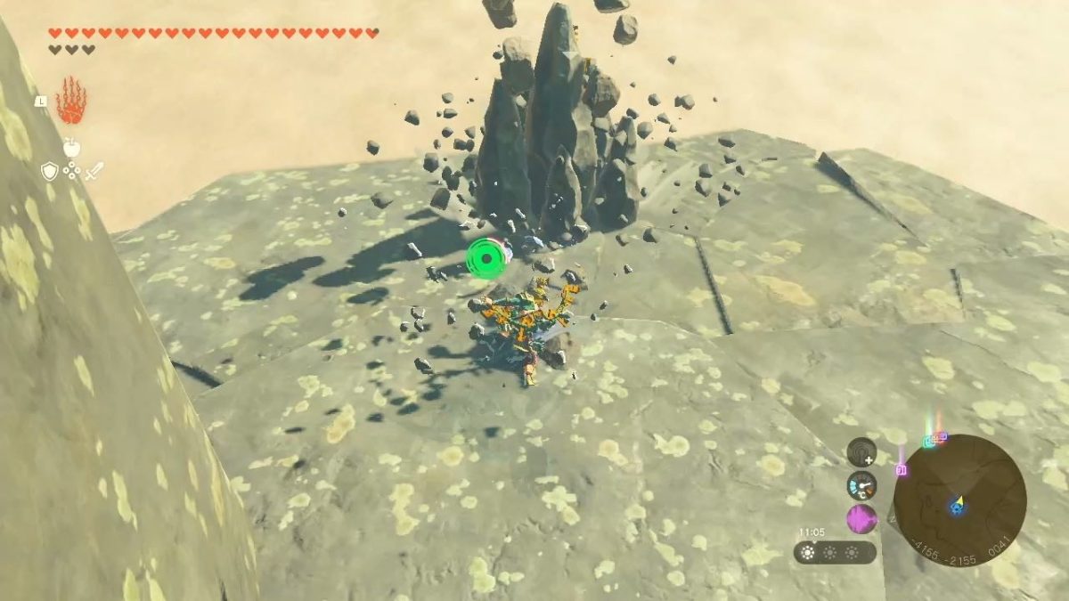 Link_using_the_earthwake_technique_in_totk