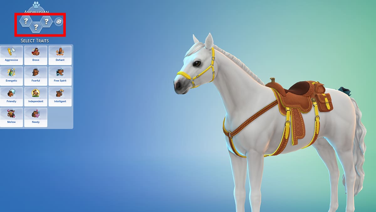 La liste des caractéristiques des chevaux des Sims 4