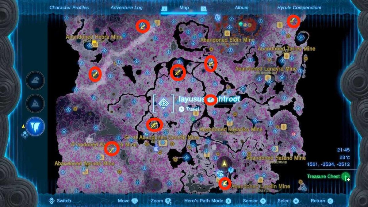 all_lynels_locations_in_the_depths_totk