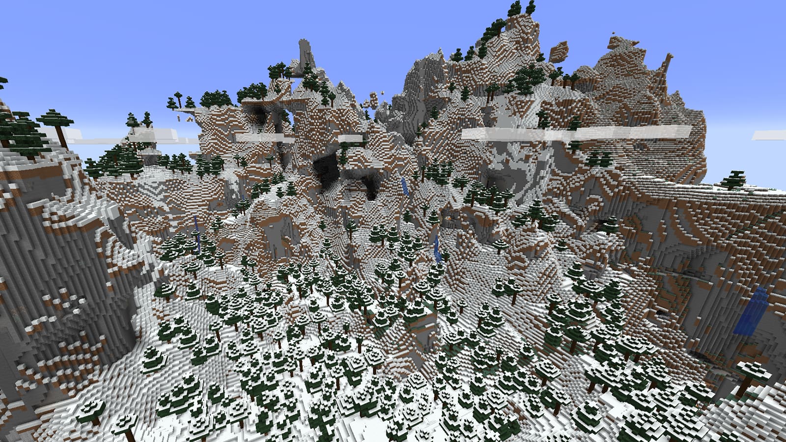 Merveilleux Minecraft d’hiver