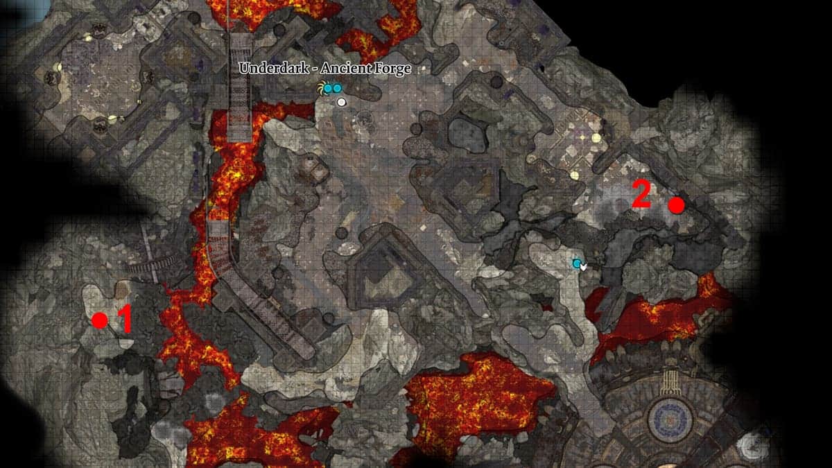 Baldur’s Gate 3 BG3 Mithral Ore Map Emplacements