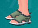 Une capture d’écran de Casual Sandals de Pokémon Scarlet et Violet: The Saral Mask.