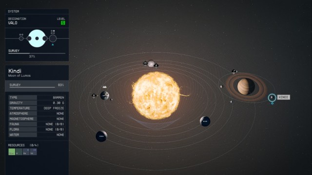Starfield Kindi dans Valo Star System