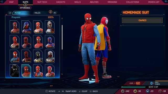 1697732351 574 Tous les costumes dans Spider Man 2 pour Peter et Miles