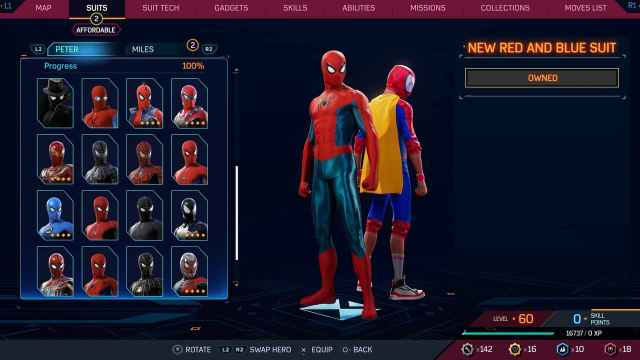 1697732352 61 Tous les costumes dans Spider Man 2 pour Peter et Miles