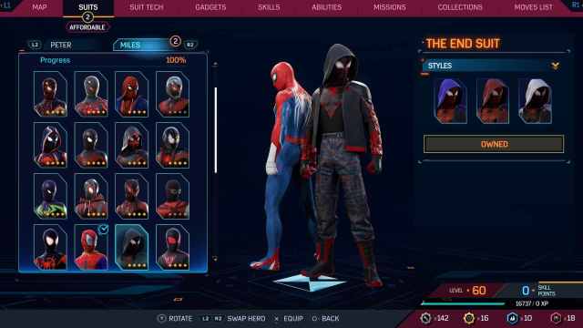 1697732355 399 Tous les costumes dans Spider Man 2 pour Peter et Miles