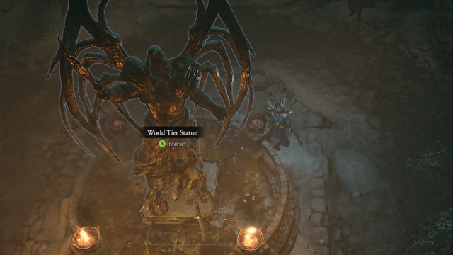 Statue de niveau mondial de Diablo 4