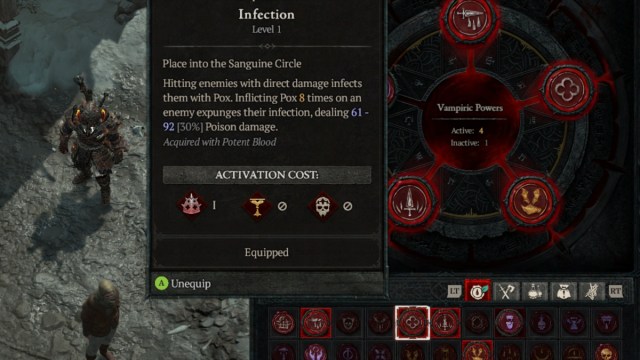 Diablo 4 Infection Puissance vampirique