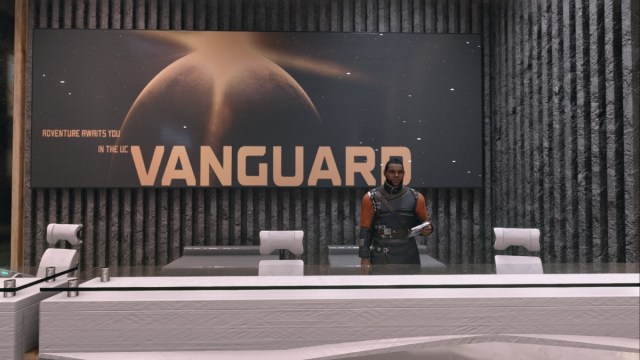 Commandant du champ stellaire Tuala de l’UC Vanguard