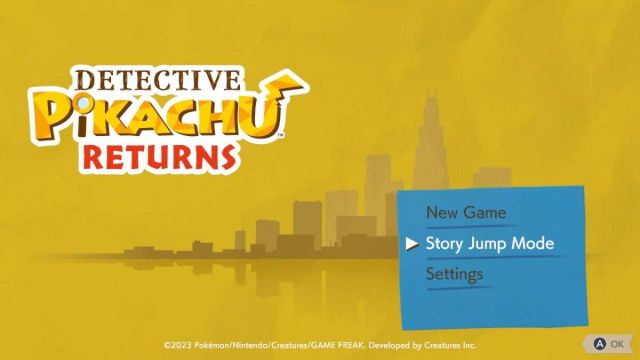 Quest ce que le mode Story Jump dans Detective Pikachu Returns