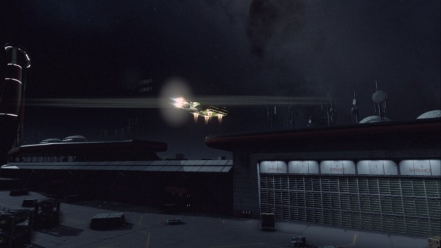Starfield Starship décolle de Spaceport