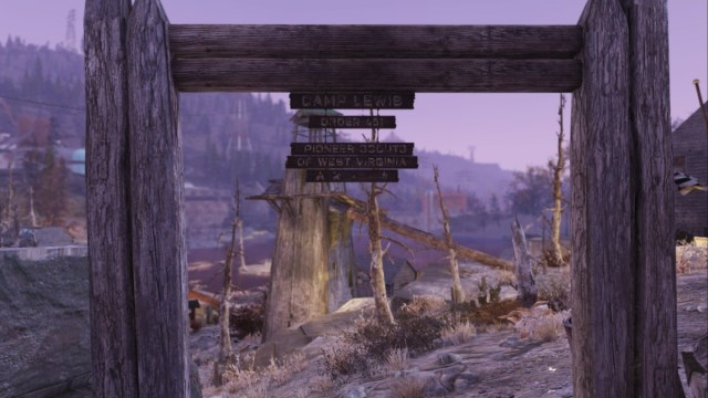 Fallout 76 Camp scout des pionniers