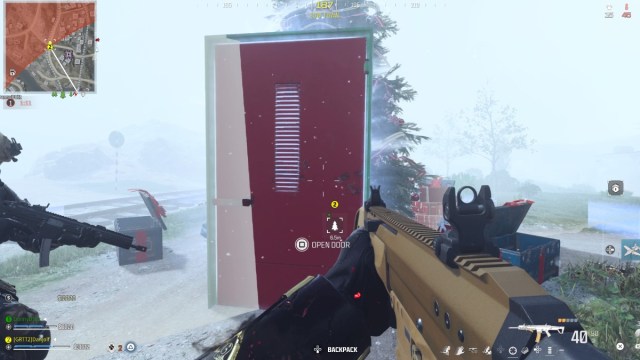 Porte pour atteindre le Père Noël zombie dans Warzone