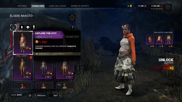 1704827620 403 Dead by Daylight Tous les cosmetiques DOMREBEL – Listes