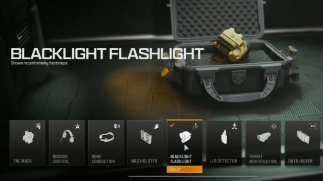 Comment obtenir des tueries a la lampe de poche Blacklight