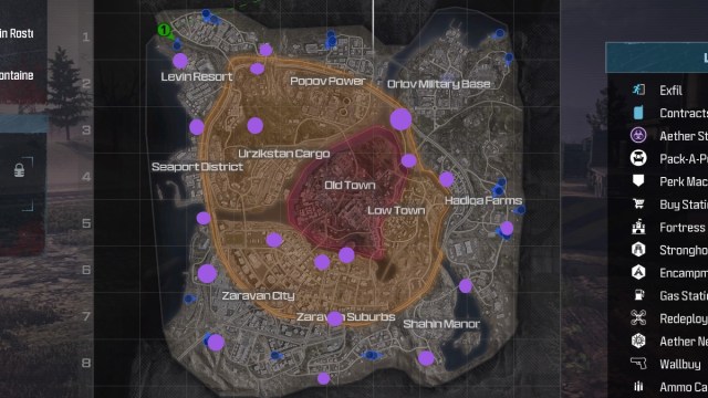 Tous les emplacements des dechirures dEther dans MW3 Zombies